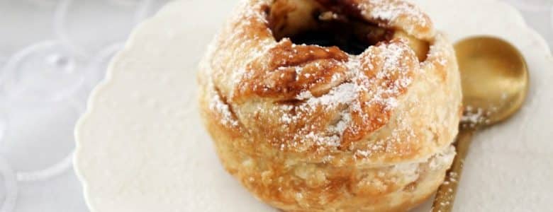 תפוחים ממולאים עטופים בבצק עלים