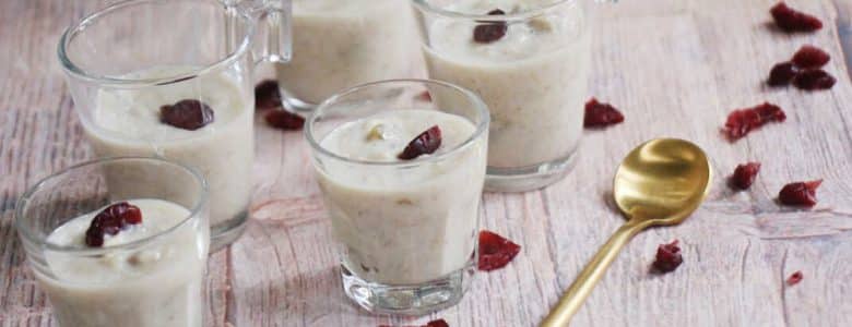 דייסת שיבולת שועל טבעונית ללא סוכר