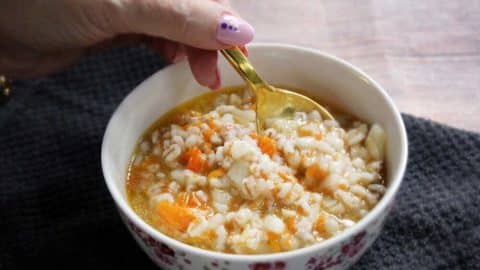 מרק גריסים עם ירקות סמיך וטעים