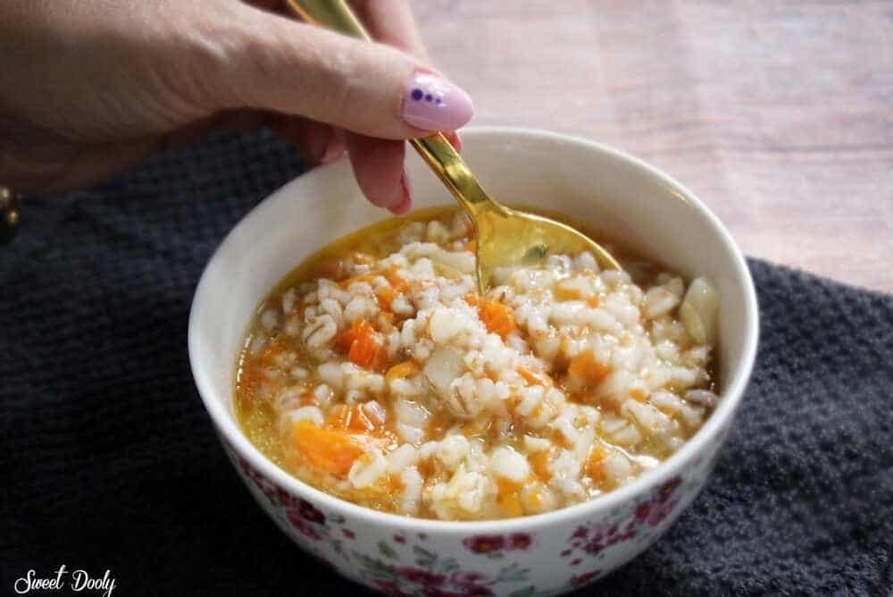 מרק גריסים עם ירקות סמיך וטעים