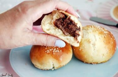 לחמניות במילוי שוקולד רכות פרווה