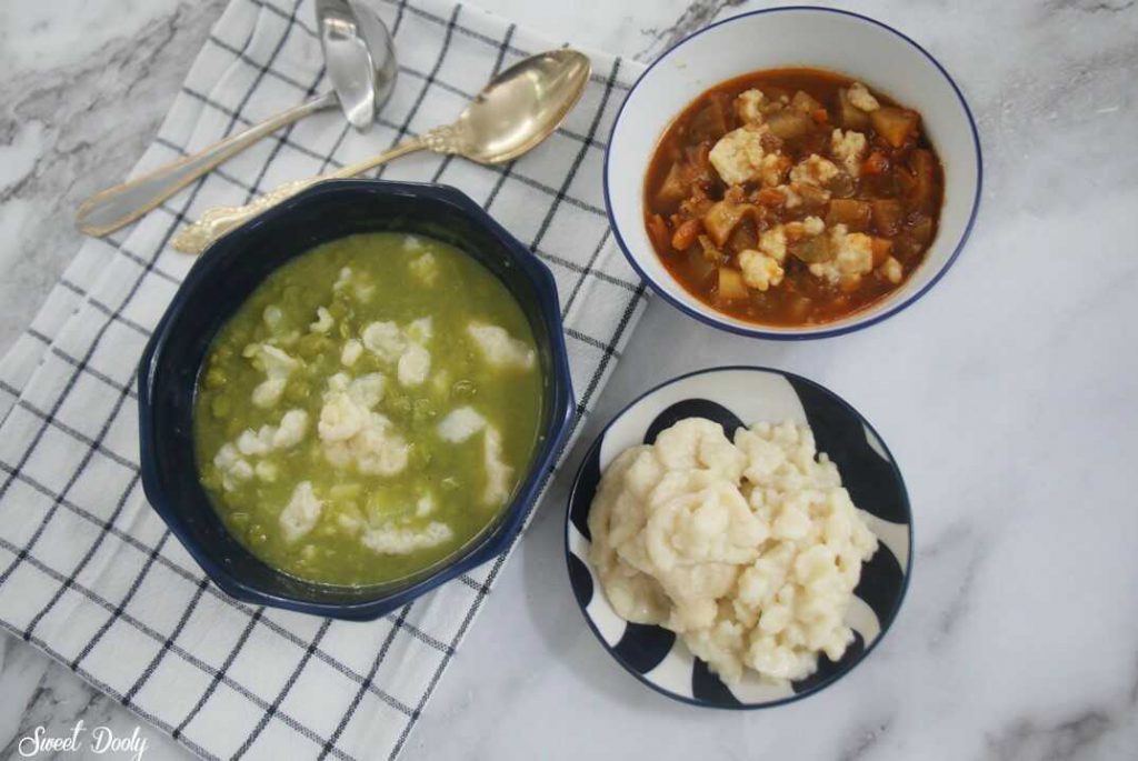 מרק ירקות חורפי עם בצקניות