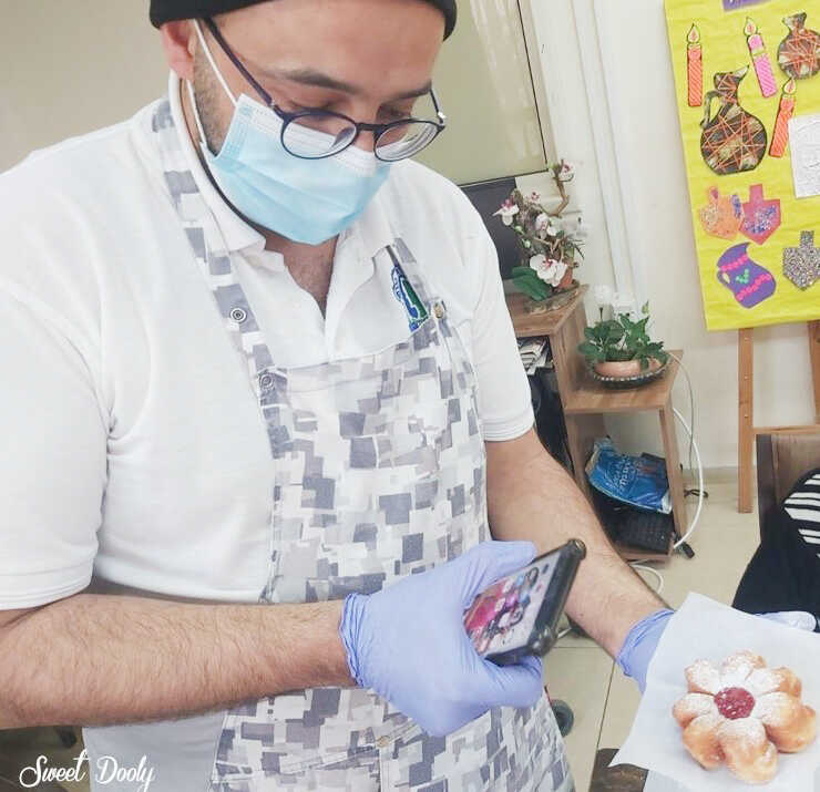 מתכון לסופגניה בצורת פרח פרווה