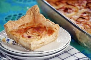 קיש בצל עם בצק עלים