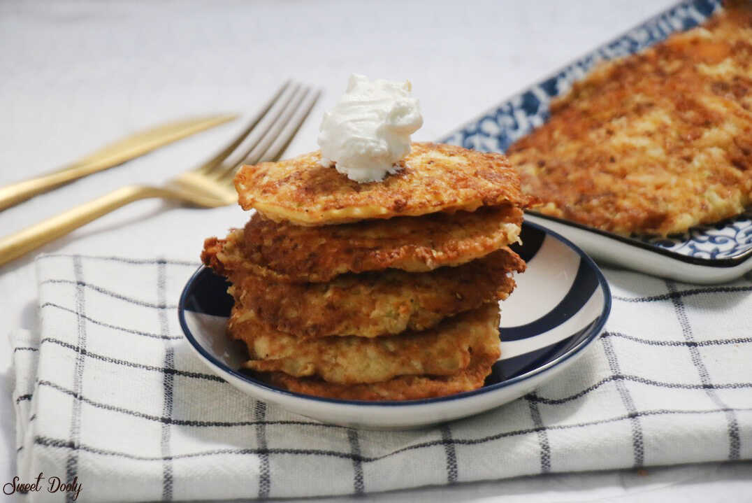 לביבות ירק עם גבינה מלוחה