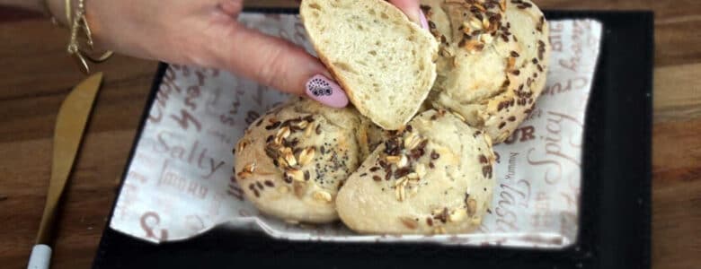 לחמניות ללא לישה פרווה