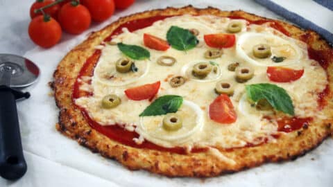 פיצה מבצק כרובית ללא גלוטן