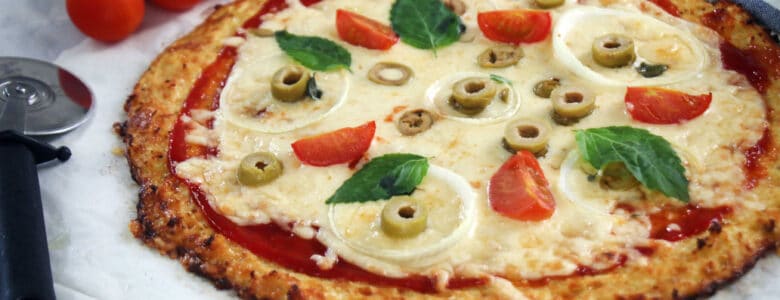 פיצה מבצק כרובית ללא גלוטן