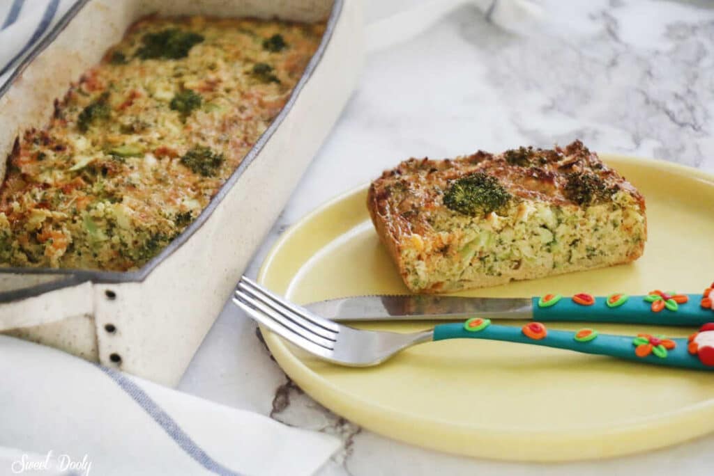 פשטידת ברוקולי פרווה ללא גלוטן