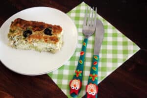 פשטידת ברוקולי וזיתים כשרה לפסח