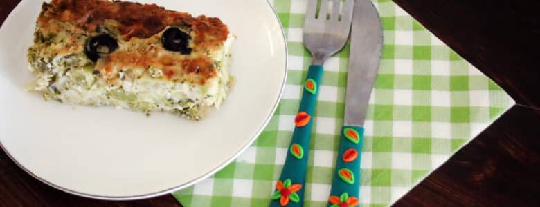 פשטידת ברוקולי וזיתים כשרה לפסח