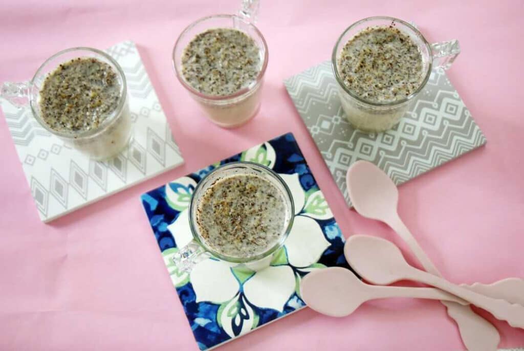 דייסת שיבולת שועל ופרג טבעונית