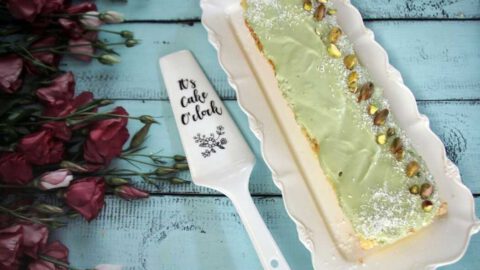 עוגת קוקוס וקרם פיסטוק ללא גלוטן