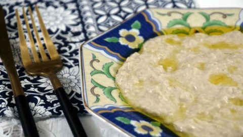 סלט חצילים עם טחינה באבאגנוש