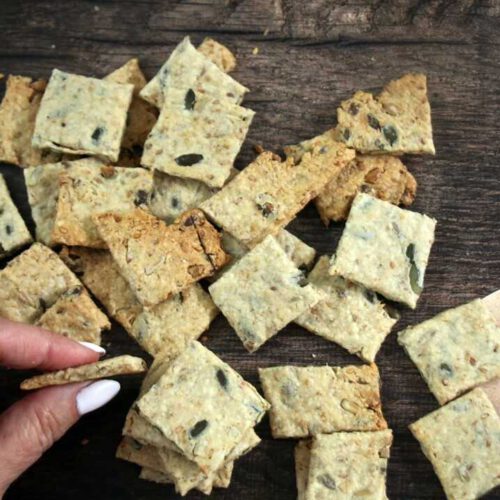 קרקרים טבעוניים ממכרים ונהדרים