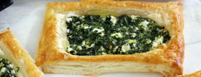 קונכיות בצק עלים תרד וגבינה