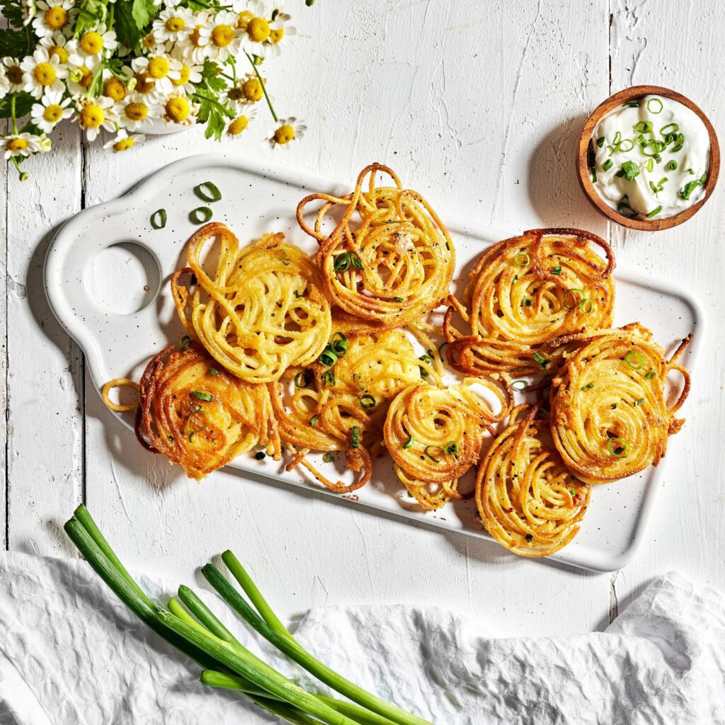 לביבות ספגטי עם גבינה