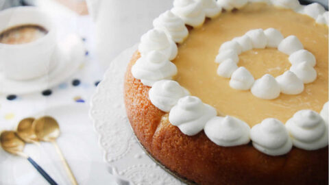 עוגת גבינה וקארד לימון