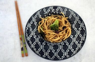 פסטה עם ברוקולי וזיתים