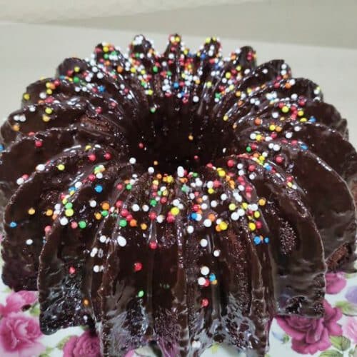 עוגת שוקולד בעשר דקות