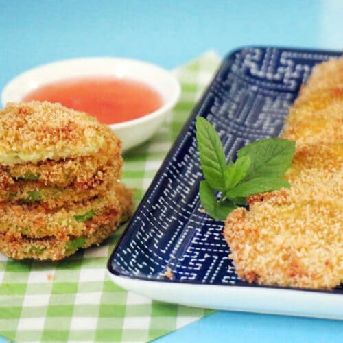 פרוסות קישואים אפויות בתנור