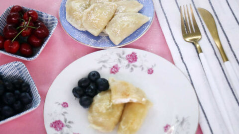 כיסונים ורניקס עם גבינה מתוקה