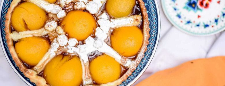 פאי אפרסקים פרווה בעשר דקות