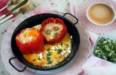 ביצה אפויה בתוך גמבה