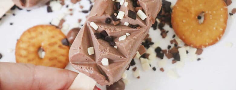 ארטיק שוקולד ובייגלה מלוח