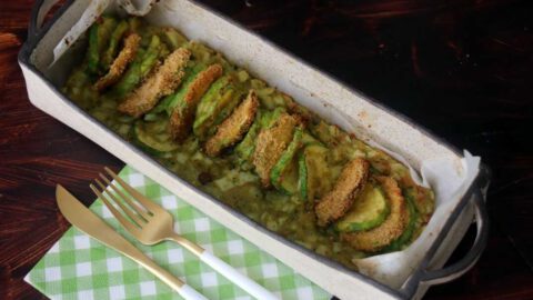 פשטידת קישואים ותפוחי אדמה פרווה