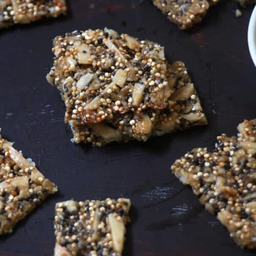 קרקרים עם קינואה ללא גלוטן