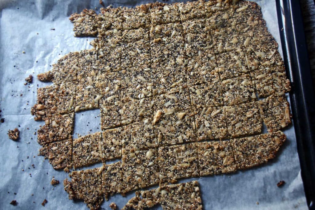 קרקרים עם קינואה ללא גלוטן