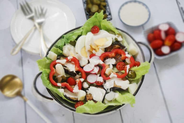 סלט סביח בלי פיתה