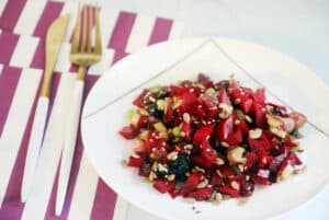 סלט סלק חי וסלרי