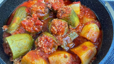 ירקות ממולאים בבשר ובורגול