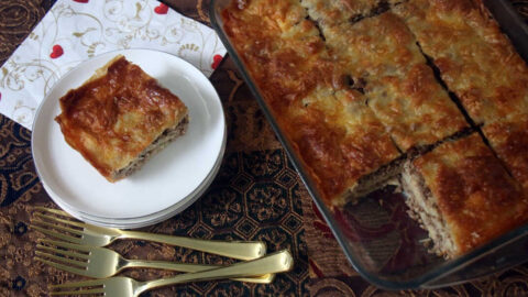 סו בורק עם בשר בורקס טורקי