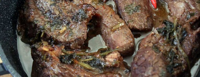 תבשיל אסאדו עם יין