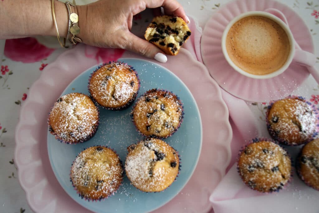 מאפינס שוקולד צ'יפס בעשר דקות