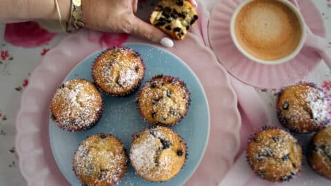 מאפינס שוקולד צ'יפס בעשר דקות