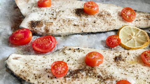 דג פורל אפוי בתנור