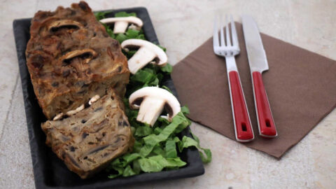 פשטידת פטריות פרווה בעשר דקות