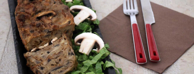 פשטידת פטריות פרווה בעשר דקות