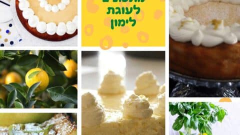חמישה מתכונים לעוגת לימון