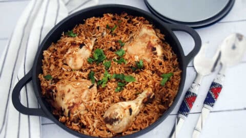 תבשיל עוף ואורז בסיר אחד