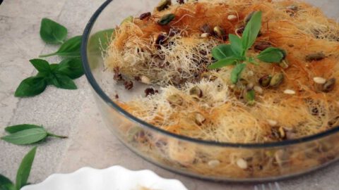 כנאפה עם בשר קריספית