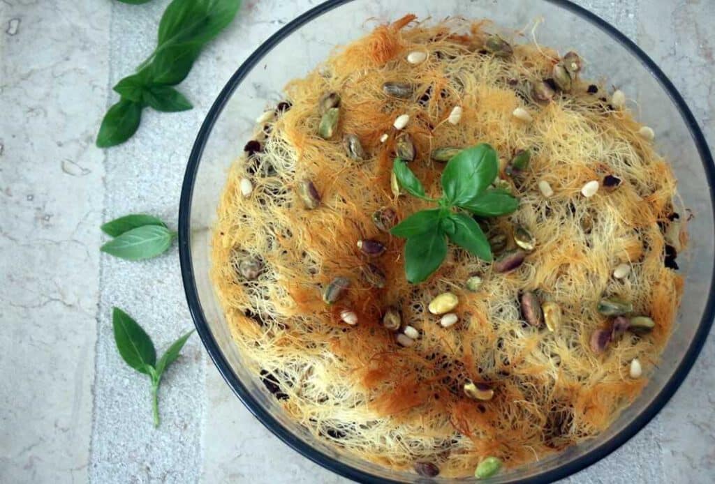 כנאפה עם בשר קריספית