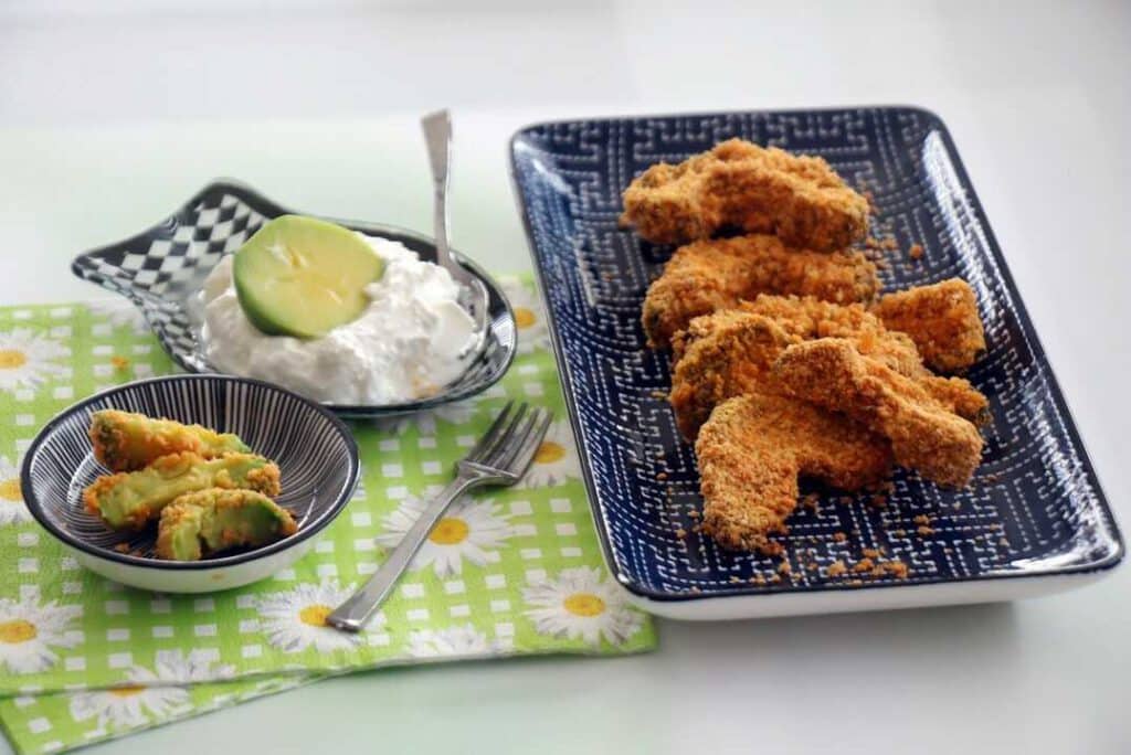 שניצל אבוקדו חטיף אפוי