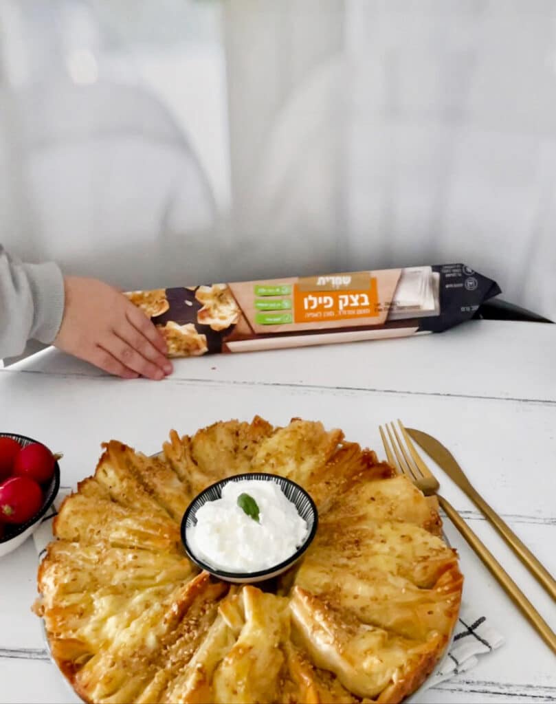 מניפות בורקס גבינות מעלי פילו