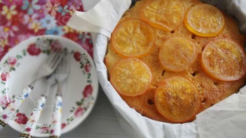 עוגת תפוזים טבעונית ללא ביצים