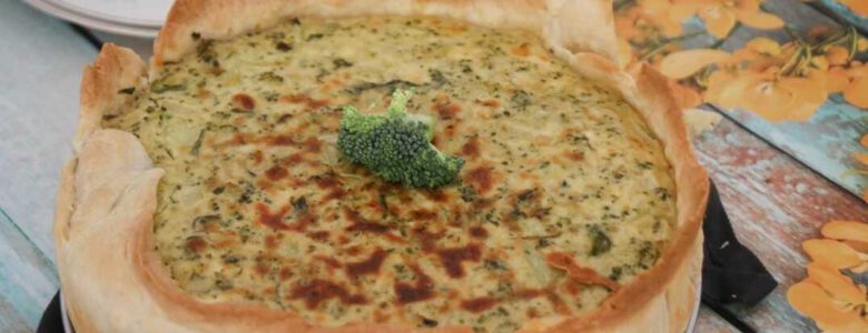 קיש ברוקולי עם גבינות חגיגי